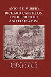 Cover of Richard Cantillon by Antoin E. Murphy
