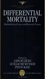 Cover of Differential Mortality by Guillaume Wunsch