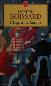 Front cover of L' esprit de famille by Janine Boissard