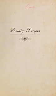 Front cover of Dainty recipes by N.C.). Circle Five St. Peter's Episcopal Church (Charlotte