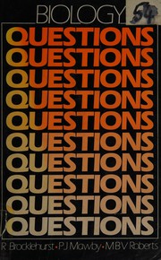 Front cover of Biology Questions by R., Mawby, P.J. & Roberts, M.B.V. Brocklehurst
