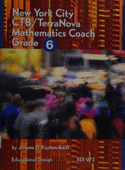 Front cover of New York City CTB/TerraNova mathematics coach by Jerome D. Kaplan