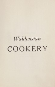 Cover of Waldensian cookery by Unknown