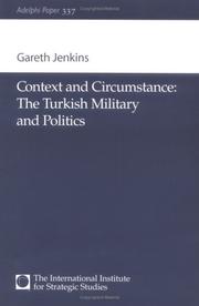 Cover of Context and circumstance by Gareth Jenkins