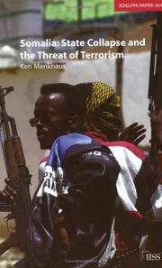 Cover of Somalia by Ken Menkhaus