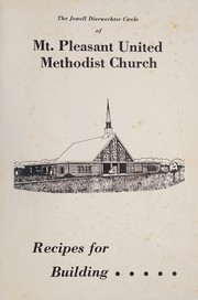 Front cover of Recipes for building... by N.C.). Jewell Dierwechter Circle Mount Pleasant United Methodist Church (Sherrills Ford