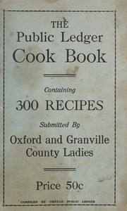 Cover of The Public ledger cook book by Unknown