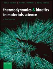 Cover of Thermodynamics and kinetics in materials science by Unknown