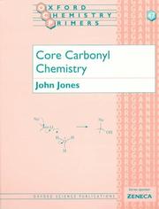 Front cover of Core carbonyl chemistry by Jones, John