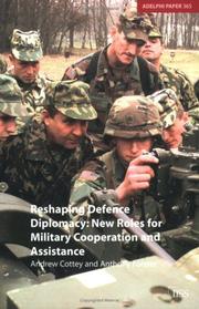 Cover of Reshaping defence diplomacy by Andrew Cottey