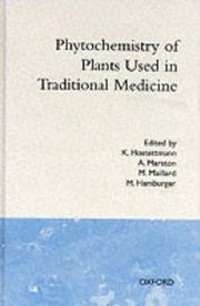 Front cover of Phystochemistry of plants used in traditional medicine by K. Hostettmann