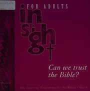 Front cover of Insight (Insight for Adult Learning Groups) by David G. Hamilton