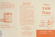 Cover of Tarheel yam dishes by Unknown