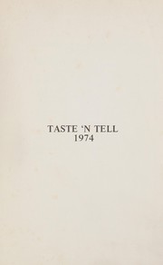 Front cover of Taste 'n tell luncheon 1974 by Jenny Bunn