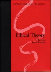 Front cover of Ethical theory by James Rachels