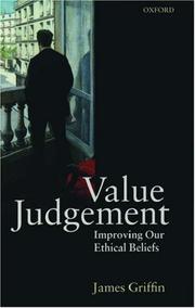 Cover of Value Judgement by James Griffin