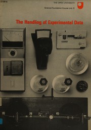 Front cover of Handling of experimental data by Open University. Science Foundation Course Team.