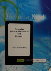 Front cover of Prealgebra by Alan S. Tussy