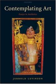 Cover of Contemplating Art by Jerrold Levinson