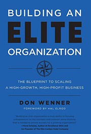 Cover of Building an Elite Organization by Don Wenner