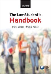 Cover of The law student's handbook by P. H. Kenny