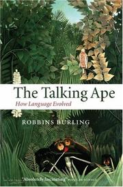 Cover of The Talking Ape by Robbins Burling