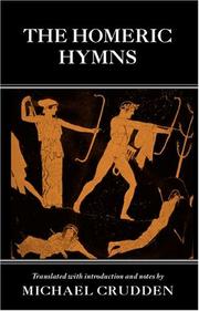 Cover of The Homeric hymns by Michael Crudden