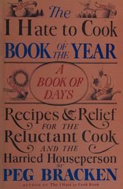Front cover of The I hate to cook book of the year by Peg Bracken