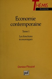 Cover of Economie contemporaine by Denise Flouzat