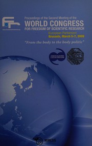 Front cover of Proceedings of the second meeting ot the World Congress for freedom of scientific research by World Congress for Freedom of Scientific Research (2nd 2009 Brussels, Belgium)