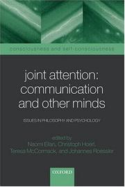 Front cover of JOINT ATTENTION: COMMUNICATION AND OTHER MINDS: ISSUES IN PHILOSOPHY AND PSYCHOLOGY; ED. BY NAOMI EILAN by Naomi Eilan