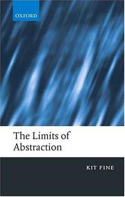 Front cover of The Limits of Abstraction by Kit Fine