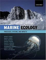 Cover of Marine Ecology by Michel J. Kaiser