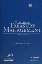 Front cover of Canadian treasury management by Jeffrey D. Sherman