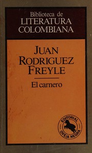 Front cover of El Carnero by Juan Rodríguez Freyle