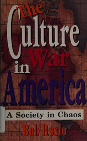 Cover of The culture war in America by Bob Rosio