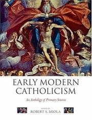 Cover of Early Modern Catholicism by Robert S. Miola
