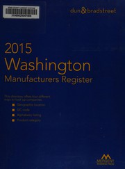 Front cover of Harris Washington Manufacturers Directory 2015 by Mergent