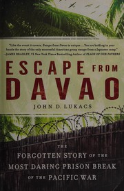 Cover of Escape from Davao by John D. Lukacs