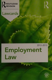 Cover of Employment law by Routledge-Cavendish Publishing Staff
