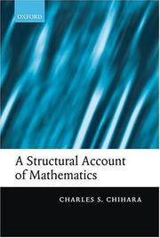 Front cover of A structural account of mathematics by Charles S. Chihara