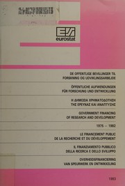 Cover of De Offentlige bevillinger til forskning og udviklingsarbejde by Statistical Office of the European Communities