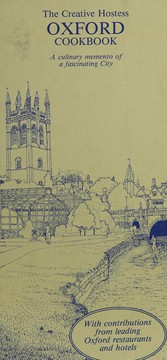 Front cover of The creative hostess Oxford cookbook by Geraldine Marchand