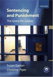 Front cover of Sentencing and punishment by Susan Easton