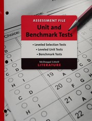 Cover of Assessment file--Unit and benchmark tests by McDougal Littell
