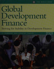 Cover of Global development finance 2003 by World Bank