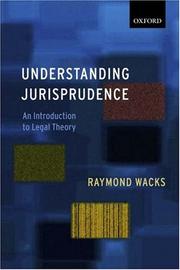 Front cover of Understanding Jurisprudence by Raymond Wacks