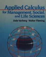 Cover of Applied calculus for management, social, and life sciences by Dale E. Varberg