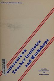 Front cover of Conference on Physics Teacher Institutes and Workshops by Unknown