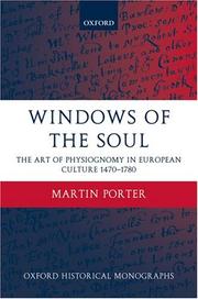 Front cover of Windows of the Soul by Martin Porter